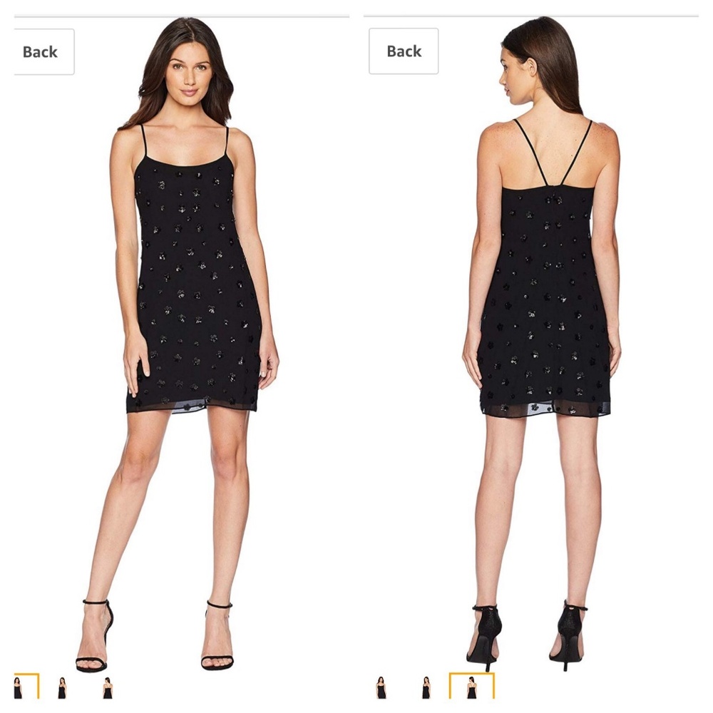 NWT Juicy Couture Floral Sequined Slip Dress - Sz6